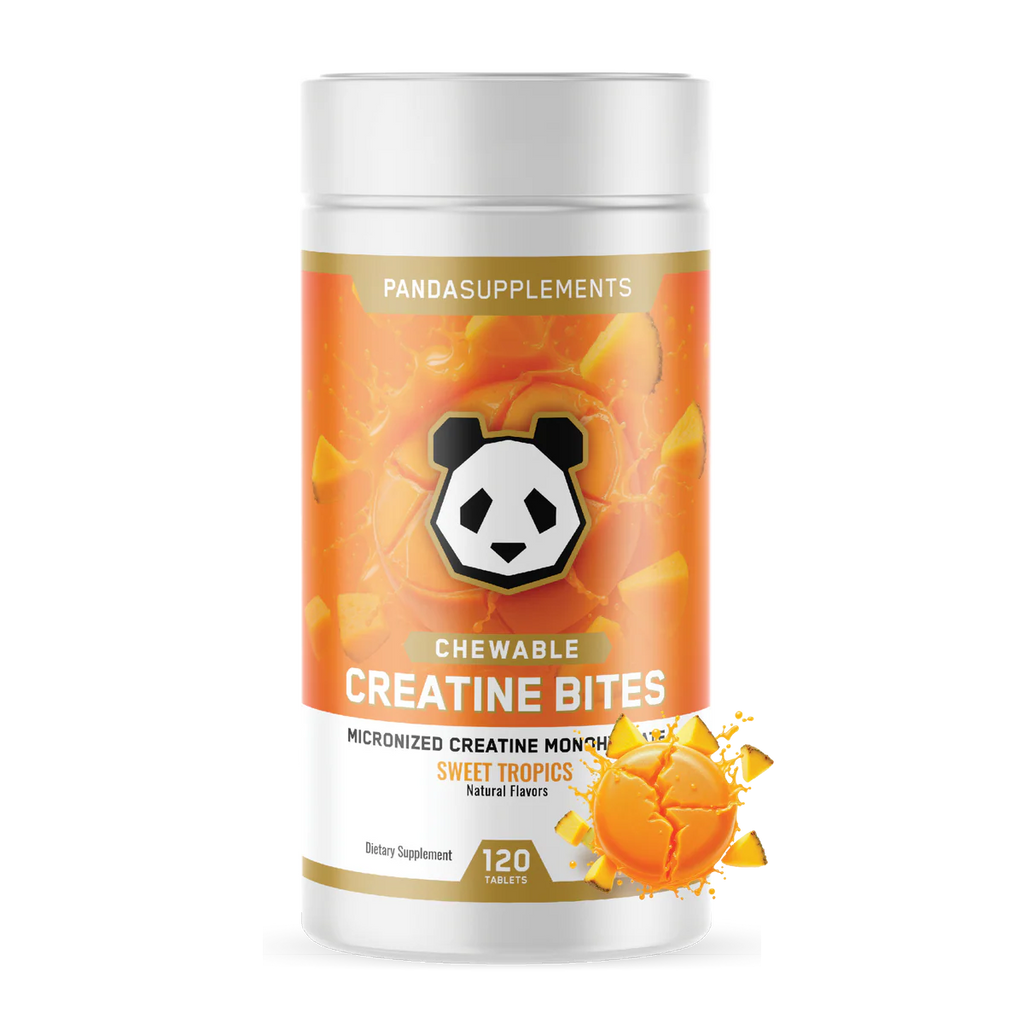 Panda Creatine Chews - 120 Chews - Mass, Power, Strength, Energy, Recovery