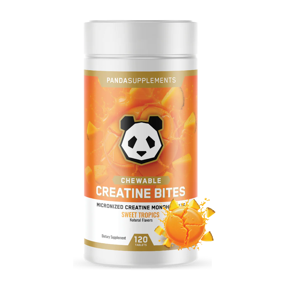 Panda Creatine Chews - 120 Chews - Mass, Power, Strength, Energy, Recovery