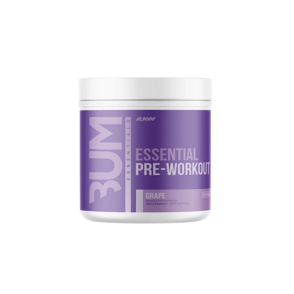 Raw Cbum Essential - Preworkout 30 Serving - Strength, Energy, Power, Mass, Muscle