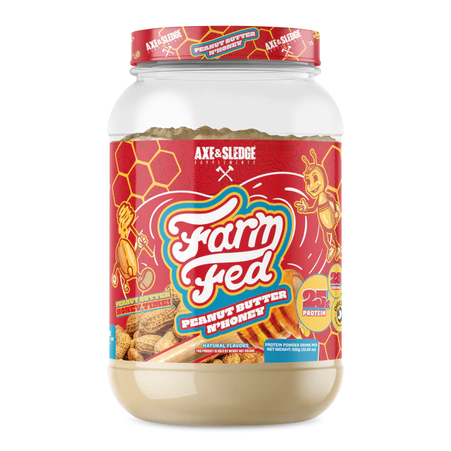 Axe & Sledge Farm Fed Whey Protein Isolate - 28 Serving - Recovery, Muscle, Power, Mass, Strength