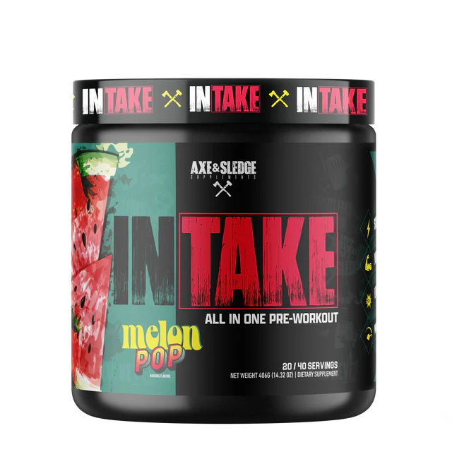 Axe & Sledge Intake Pre - 40/20 Servings - Strength, Circulation, Mass, Power, Muscle
