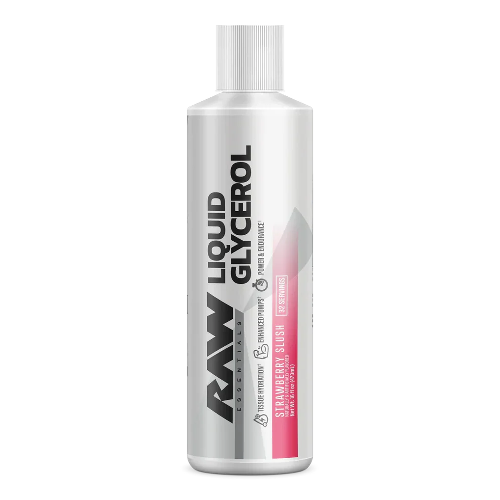 Raw Liquid Glycerol - 32 Servings - Hydration, Glycerol, Strength, Mass, Pump, Muscle