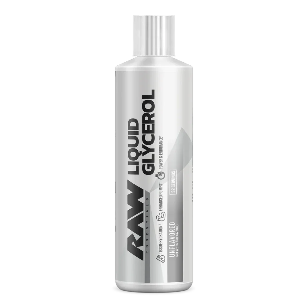 Raw Liquid Glycerol - 32 Servings - Hydration, Glycerol, Strength, Mass, Pump, Muscle