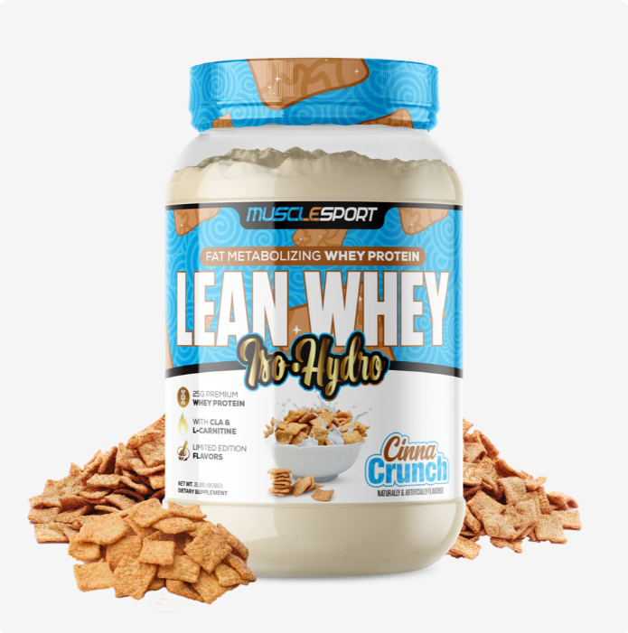 Muscle Sport Lean Whey Protein - 26 Servings - Protein, Whey, Muscle, Mass, Recovery, Power