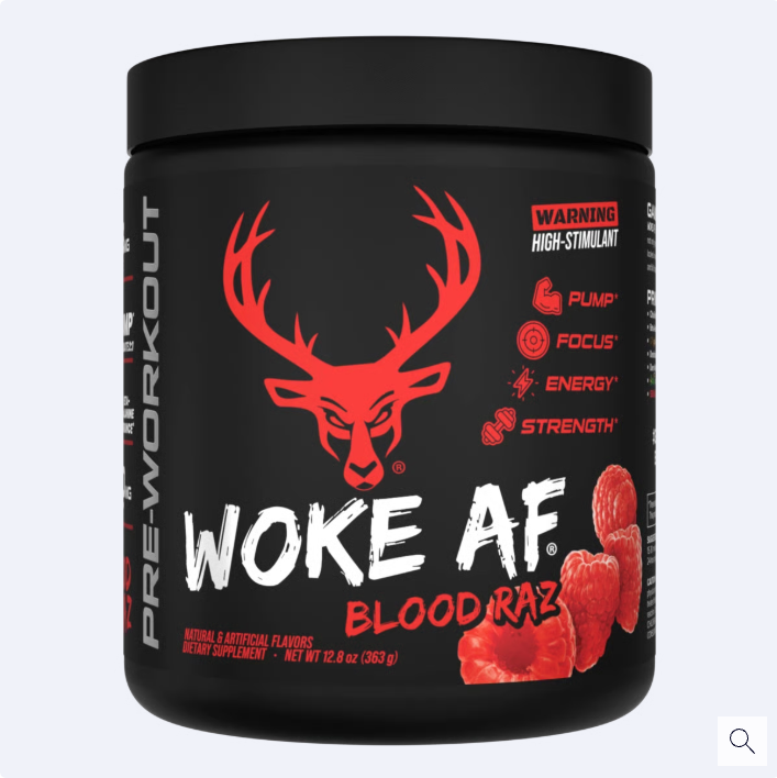 Bucked Up Woke AF Preworkout - 30 Servings - Muscle, Power, Mass, Energy, Strength