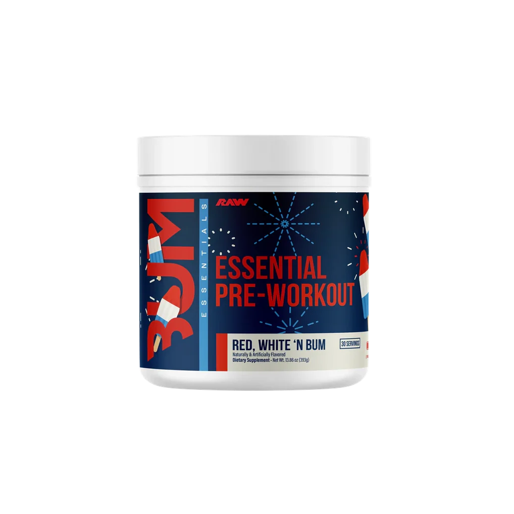 Raw Cbum Essential - Preworkout 30 Serving - Strength, Energy, Power, Mass, Muscle