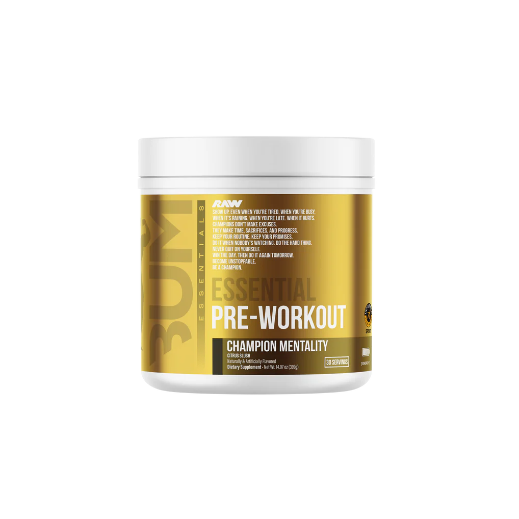 Raw Cbum Essential - Preworkout 30 Serving - Strength, Energy, Power, Mass, Muscle