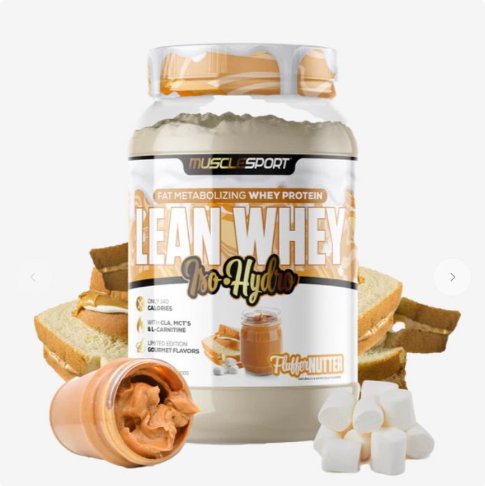 Muscle Sport Lean Whey Protein - 26 Servings - Protein, Whey, Muscle, Mass, Recovery, Power
