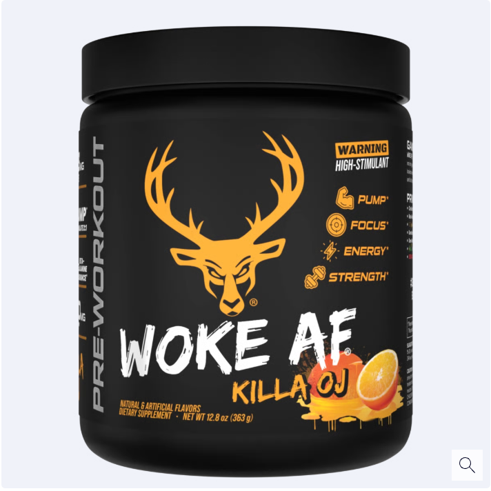 Bucked Up Woke AF Preworkout - 30 Servings - Muscle, Power, Mass, Energy, Strength