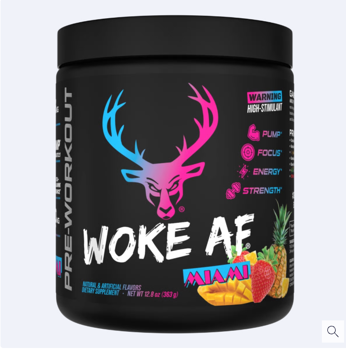 Bucked Up Woke AF Preworkout - 30 Servings - Muscle, Power, Mass, Energy, Strength