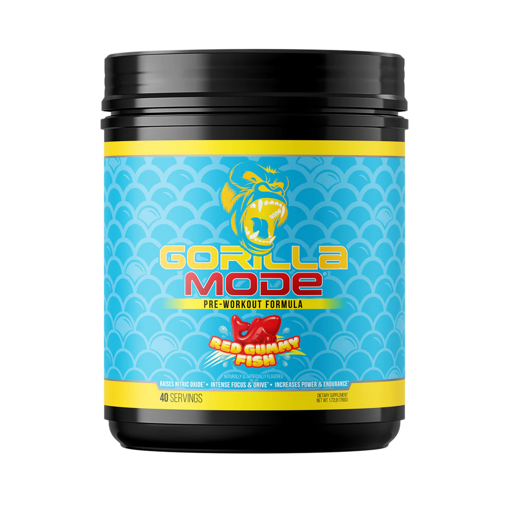 Gorilla Mode 2.0 Red Pre - 40 Servings - Strength, Energy, Muscle Power, Mass