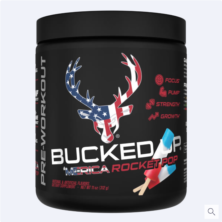 Bucked Up Sour Bucks Pre - 30 Servings - Strength, Mass, Power, Energy, Muscle
