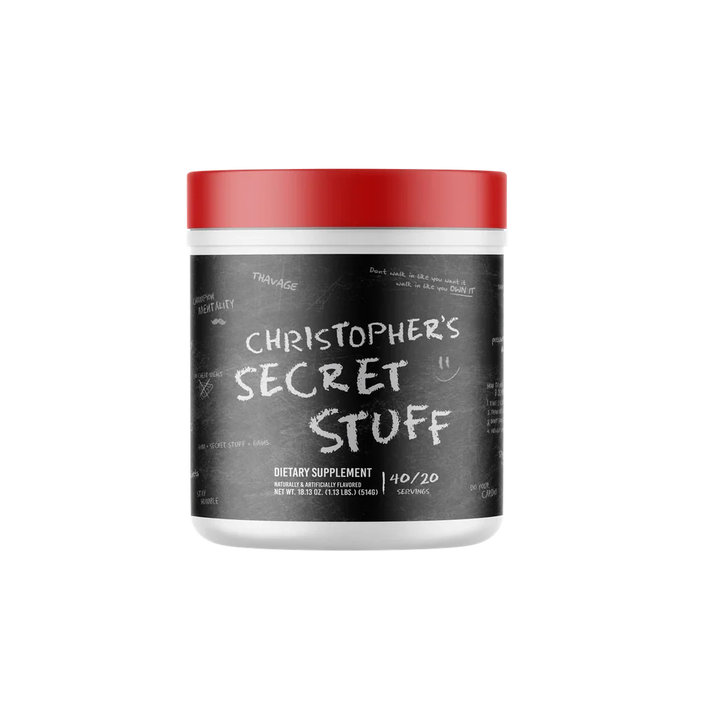 Raw CBum Thavage Preworkout - 40/20 Servings - Strength, Energy, Mass, Power, Muscle