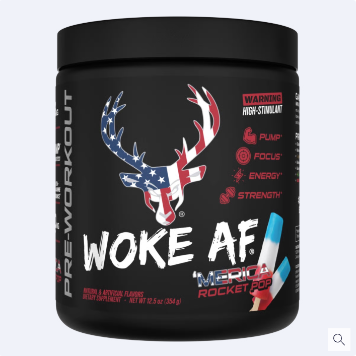 Bucked Up Woke AF Preworkout - 30 Servings - Muscle, Power, Mass, Energy, Strength
